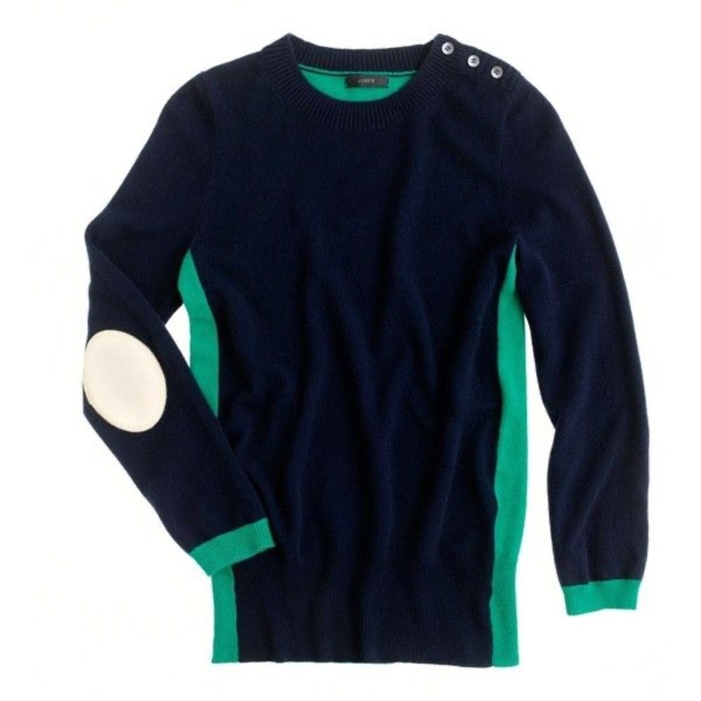 J Crew Color block Sweater